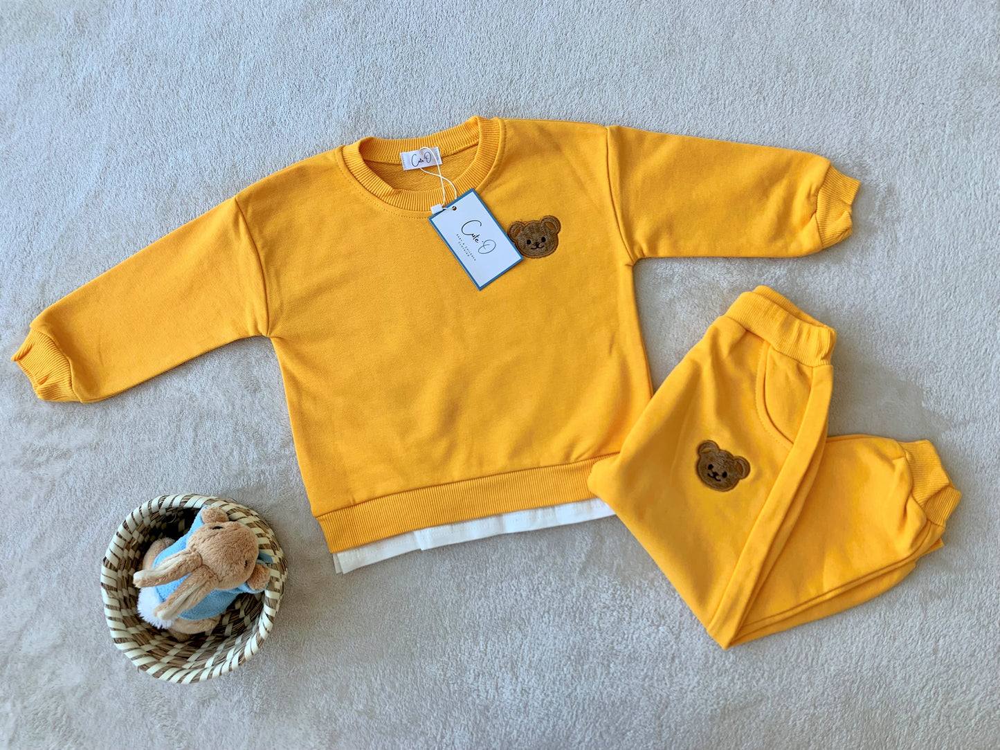 Teddy Bear Sweatshirt and Pants Set