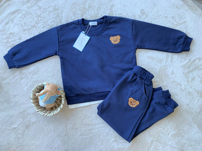 Teddy Bear Sweatshirt and Pants Set