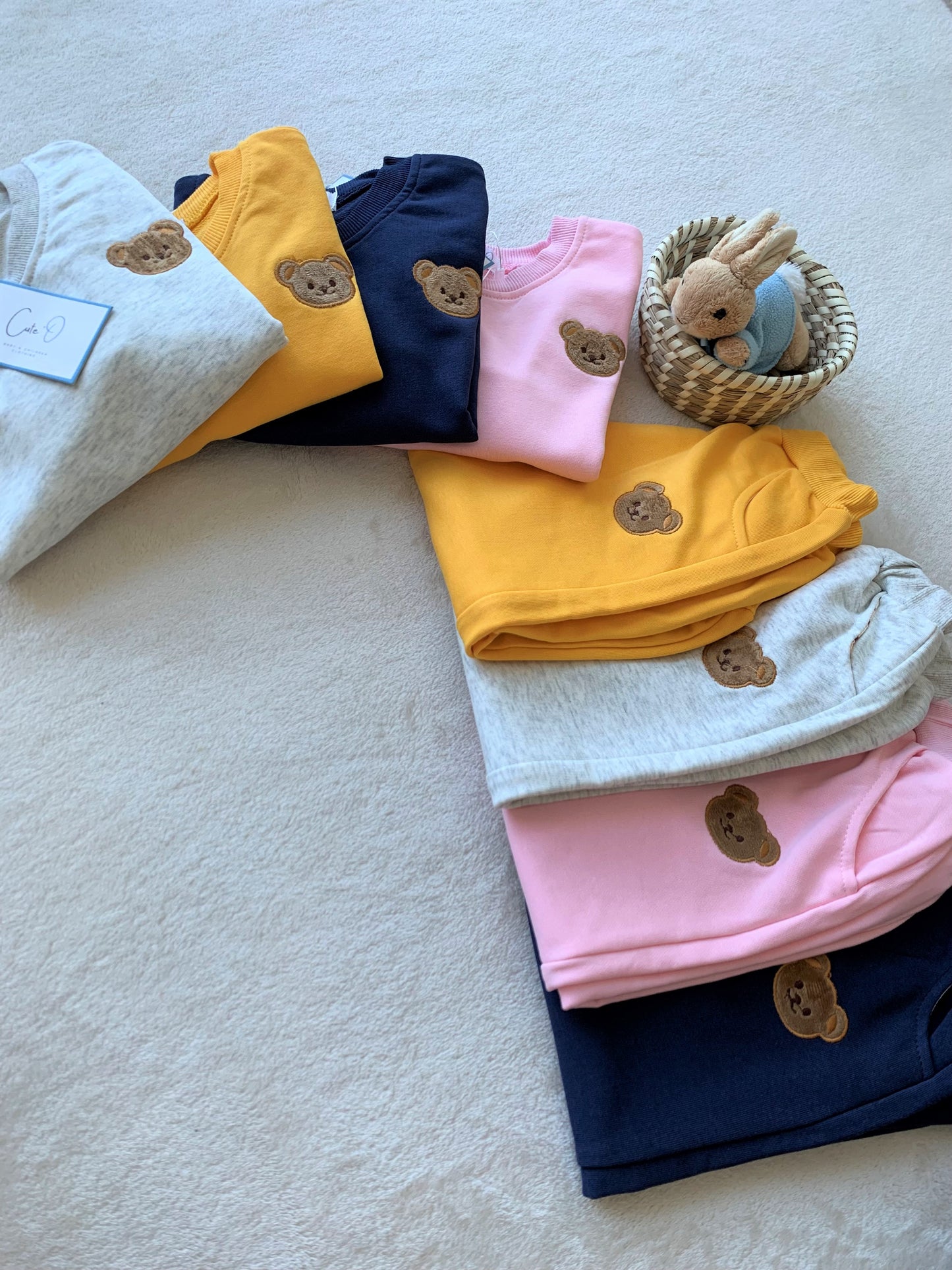 Teddy Bear Sweatshirt and Pants Set