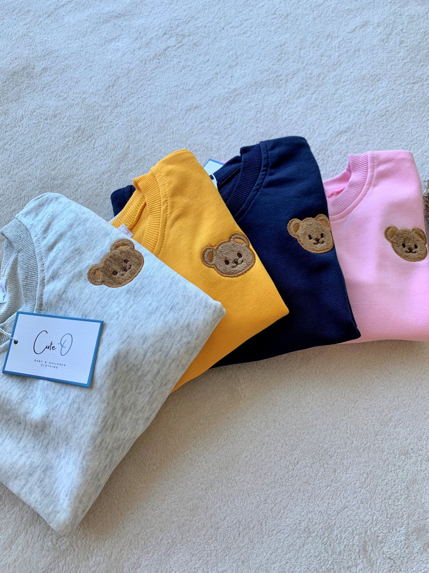 Teddy Bear Sweatshirt and Pants Set